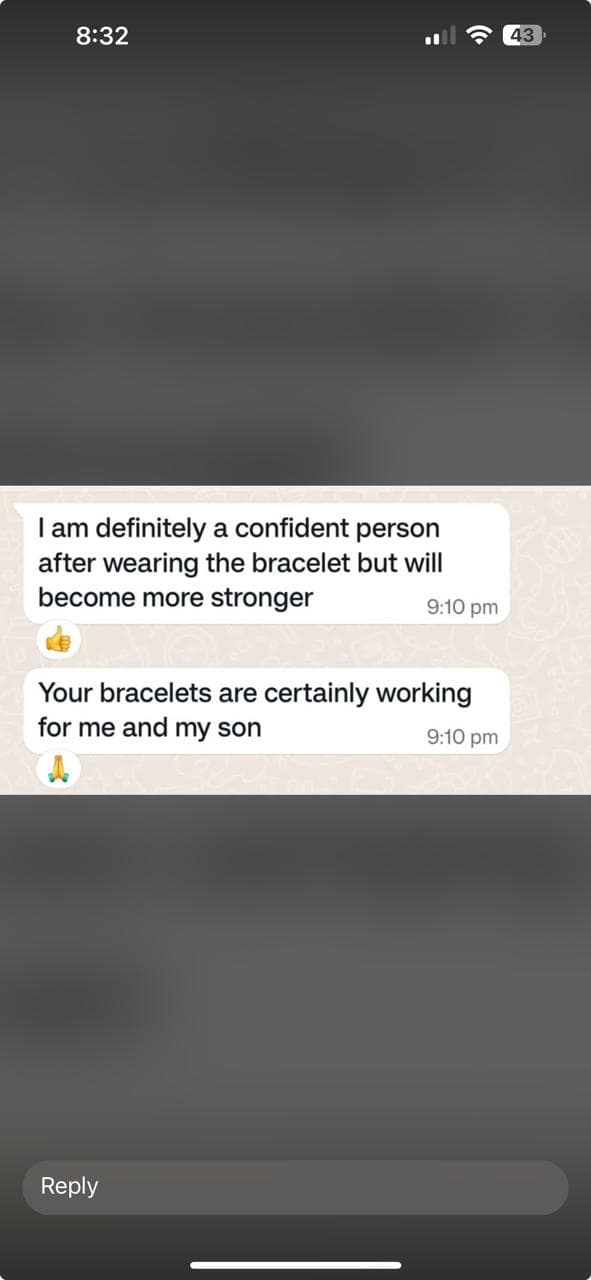 Client testimonial 28 — WhatsApp message to Mamta Pandey